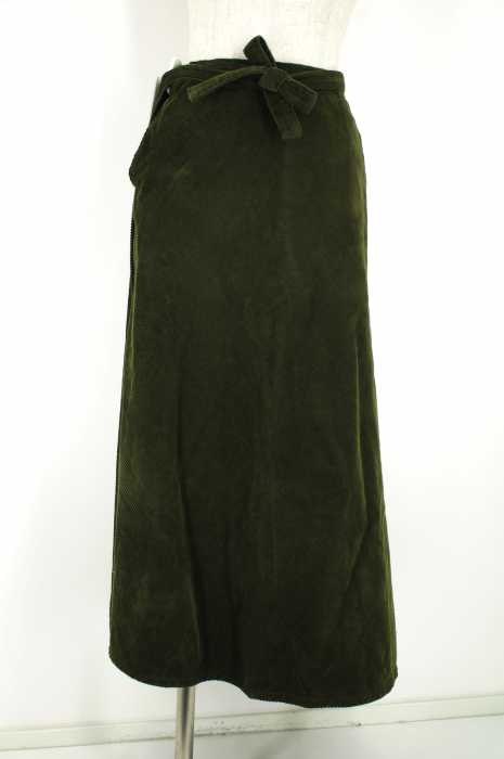 FWK engineered garments（エフダブリューケーエンジニアードガーメンツ） コーデュロイ巻きスカート レディース スカート