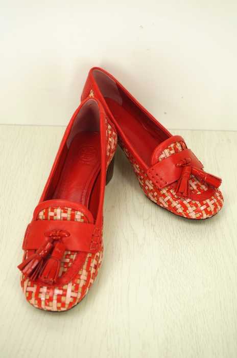 TORY BURCH（トリーバーチ） 編み込みタッセルヒールパンプス レディース シューズ