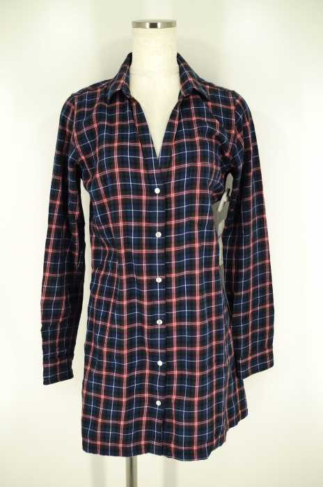 Closet (クローゼット) ロングチェックシャツ レディース トップス