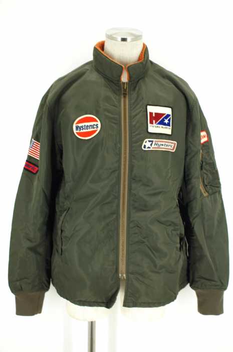 HYSTERIC GLAMOUR （ヒステリックグラマー） MA-1型ワッペンボアブルゾン メンズ アウター