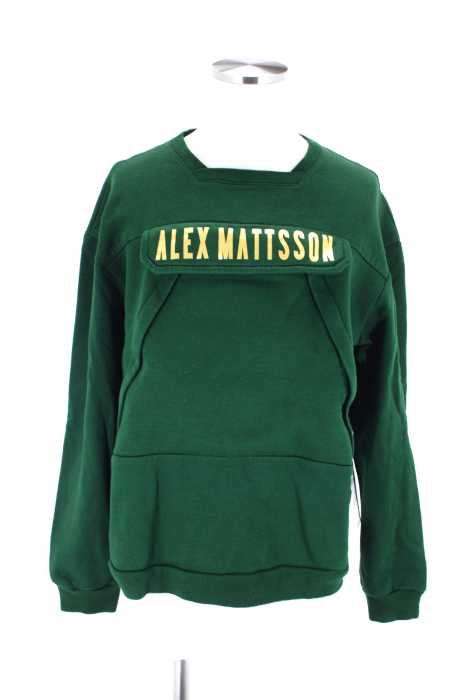 ALEX MATTSSON() プリントスウェットプルオーバー メンズ トップス