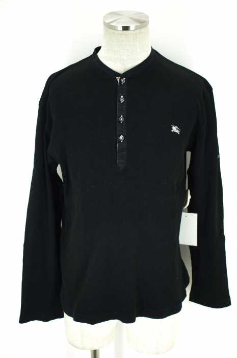 BURBERRY BLACK LABEL （バーバリーブラックレーベル） ヘンリーネックシャツ メンズ トップス