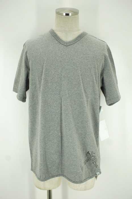 VISVIM (ビズビム) 2016 VネックプリントTシャツ メンズ トップス