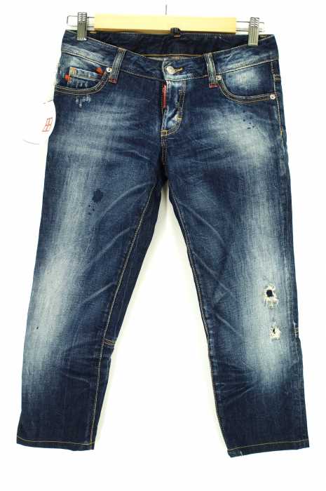 DSQUARED2 （ディースクエアード） 11SS クロップドデニムパンツ レディース パンツ