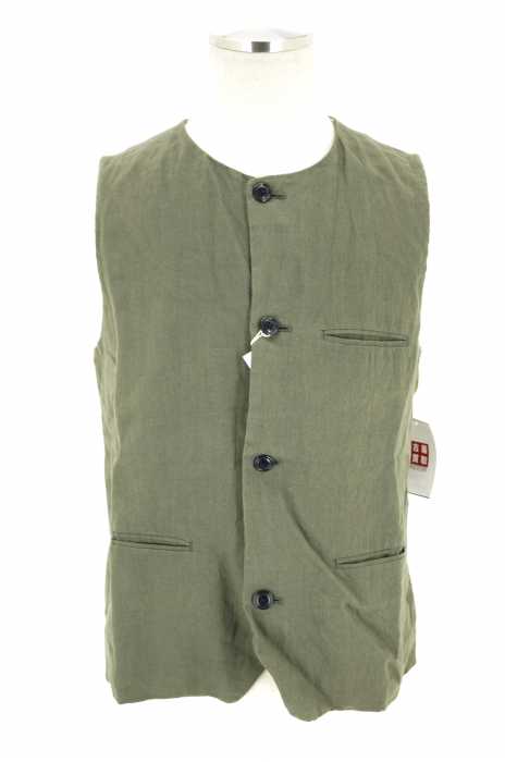 STILL BY HAND （スティルバイハンド） 16SS リネンベスト メンズ トップス