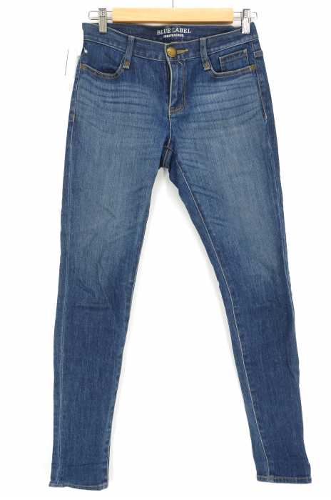 BLUE LABEL CRESTBRIDGE(ブルーレーベルクレストブリッジ) ウォッシュ加工ストレッチテーパードスキニーデニムパンツ レディース パンツ