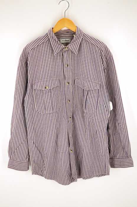 L.L.Bean （エルエルビーン） 70s~80s　コットンチェックシャツ メンズ トップス