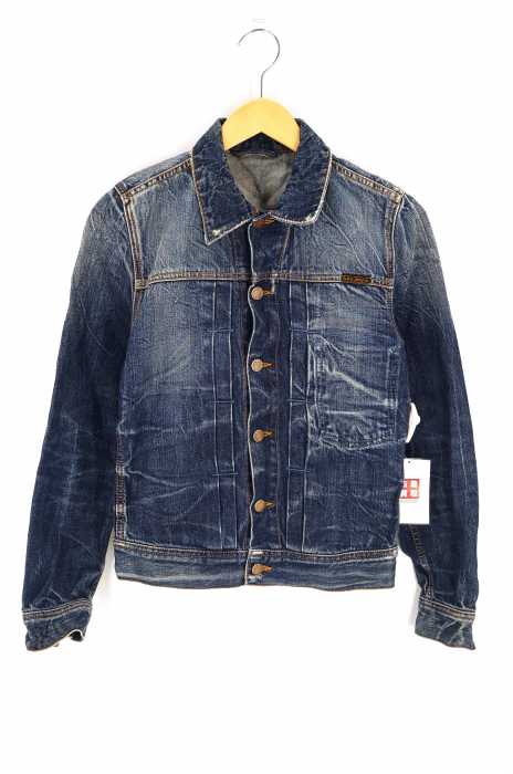 Nudie Jeans(ヌーディージーンズ) ウォッシュ加工 SONNY ORG BATTER D DENIM メンズ アウター