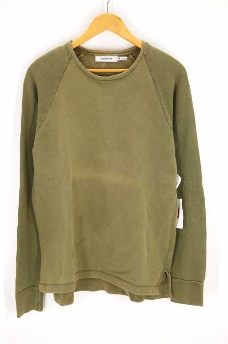 nonnative(ノンネイティブ) DWELLER CREW LS – COTTON SWEAT OVERDYED メンズ トップス