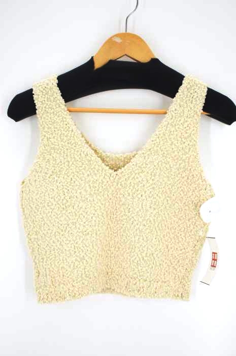 MOUSSY（マウジー） CROPPED RIB KNIT レディース トップス