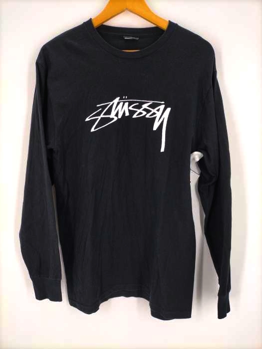 Stussy（ステューシー） ストックロゴプリント ロングスリーブTシャツ メンズ トップス