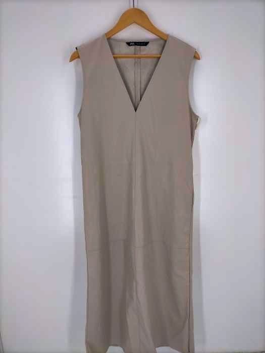 ZARA（ザラ） PUレザー ノースリーブワンピース レディース ワンピース