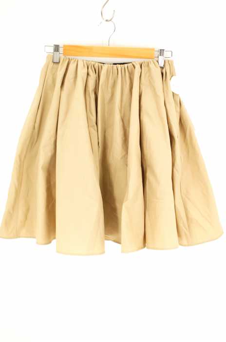 MACPHEE （マカフィー） 14SS COTTON NYLON OX ギャザードフレアスカート レディース スカート