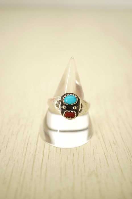 USED (ブランド不明) インディアンジュエリー ターコイズリング メンズ アクセサリー