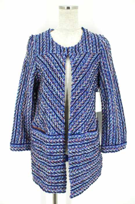 COOHEM×YONETAMI TWEED （） ツイードニットカーディガン レディース アウター