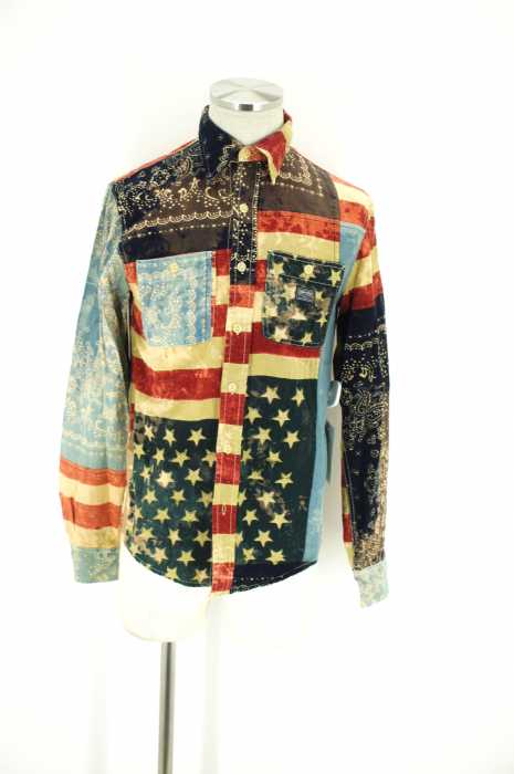 DENIM & SUPPLY RALPH LAUREN （デニムアンドサプライ ラルフローレン） 星条旗ペイズリーシャツ メンズ トップス