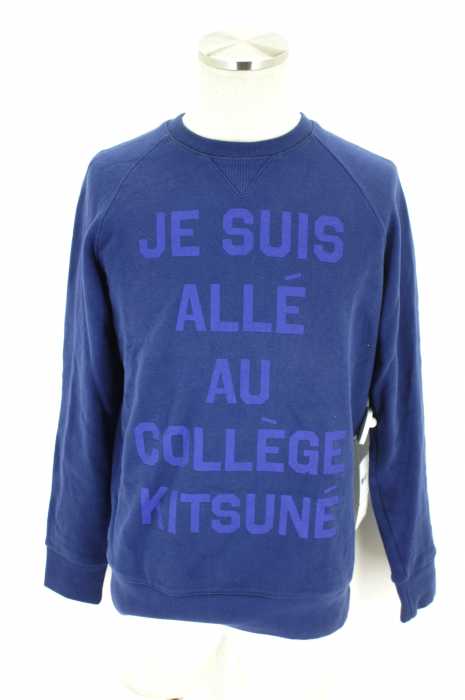 MAISON KITSUNE　 （メゾンキツネ） プリントスウェットプルオーバー メンズ トップス