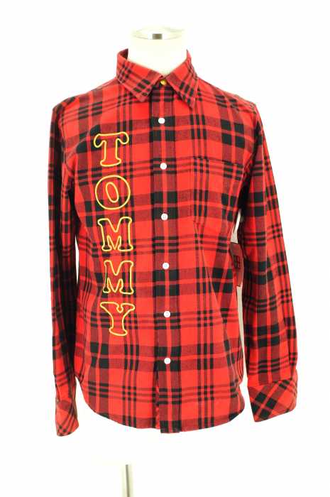 TOMMY (トミー) ロゴ刺繍入りチェックシャツ メンズ トップス