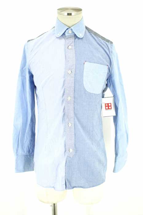 JUNYA WATANABE COMME des GARCONS MAN (ジュンヤワタナベコムデギャルソンマン) 11SS ラウンドカラーボタンダウンシャツ メンズ トップス