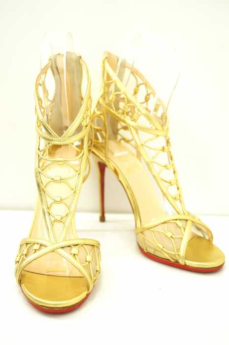 CHRISTIAN LOUBOUTIN （クリスチャンルブタン） 14SS MARTHA マーサ 編み込みデザインピンヒール レディース シューズ