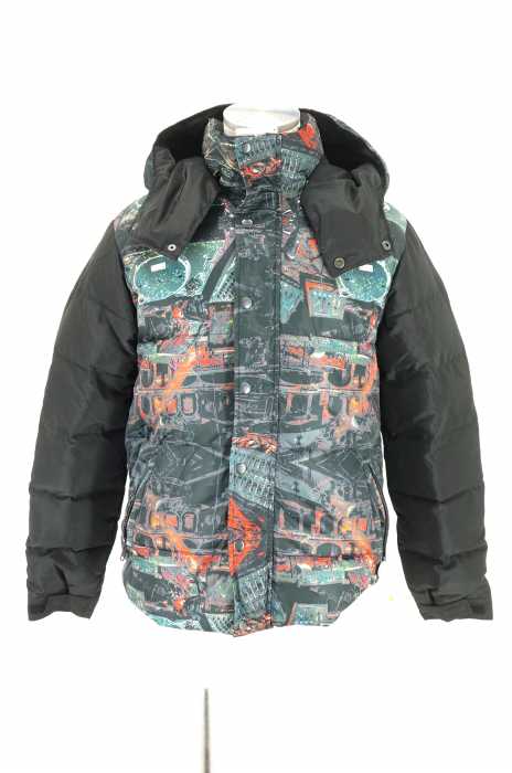 zephyren(ゼファレン) 15AW DOWN JKT VOID グラフィック総柄ダウンジャケット メンズ アウター