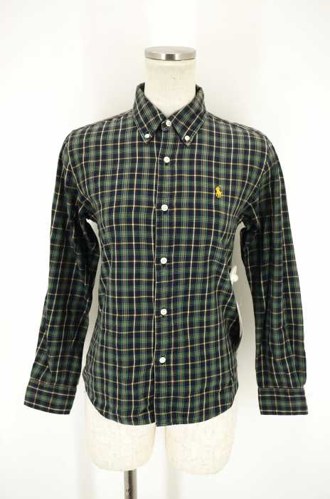 RALPH LAUREN (ラルフローレン) チェック柄ボタンダウンシャツ レディース トップス