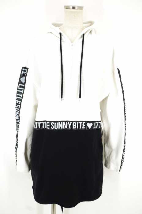 LITTLE SUNNY BITE（リトルサニーバイト） ハーフジッププルオーバーパーカー レディース トップス