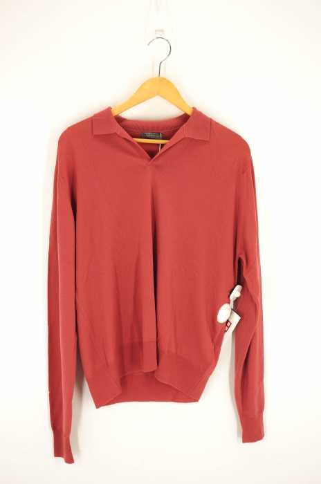 JOHN SMEDLEY × ALLEGE(ジョンスメドレー アレッジ) SKIPPER KNIT 襟付きスキッパーニット メンズ トップス
