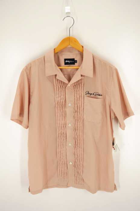 STUSSY × BEDWIN&THE HEARTBREAKERS（ステューシー ベドウィンアンドザハートブレイカーズ） BOWLING SHIRT RODNEY 刺繍オープンカラーブザムシャツ メンズ トップス