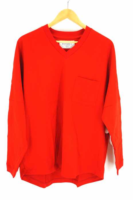 attack the mind 7 NYCPARIS V （アタックザマインドセブン） L/S TEE (MODERNS PRINT) メンズ トップス