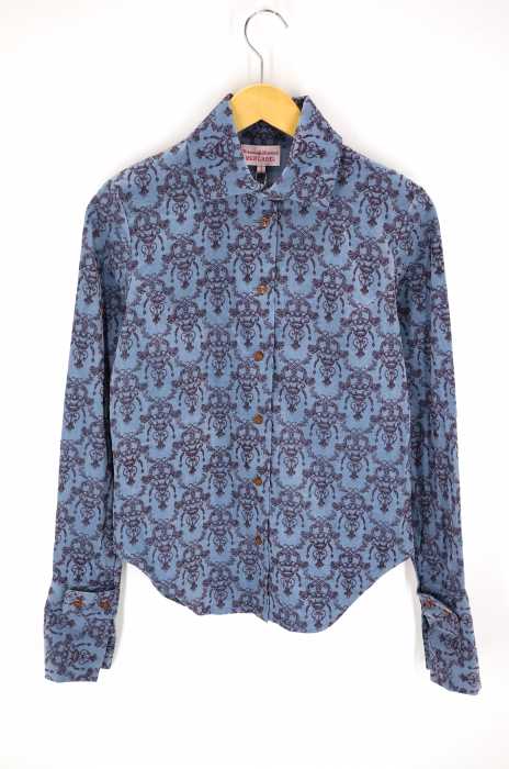 Vivienne Westwood RED LABEL （ヴィヴィアンウエストウッドレッドレーベル） 19AW 長袖 柄シャツ レディース トップス