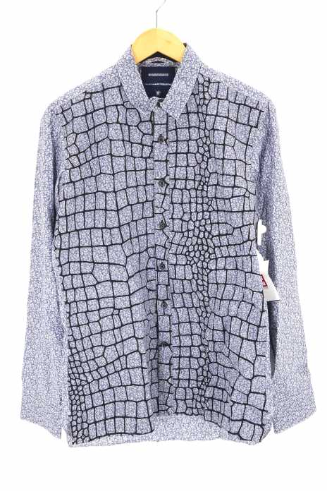 MIHARA YASUHIRO（ミハラヤスヒロ） 13AW クロコダイルシャツ オパール加工 メンズ トップス