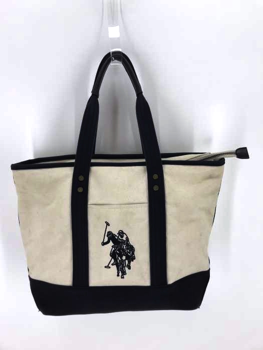 U.S.POLO ASSN（ユーエスポロアッスン） キャンバス ロゴトートバッグ レディース バッグ