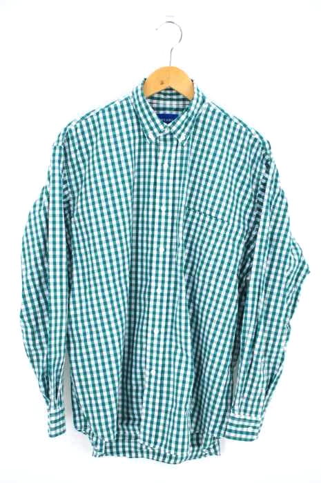 Beams ビームス ギンガムチェック長袖シャツ メンズ トップス ブランド古着買取販売バズストア Beams ビームス ギンガムチェック長袖シャツ メンズ トップス ブランド古着買取販売バズストア