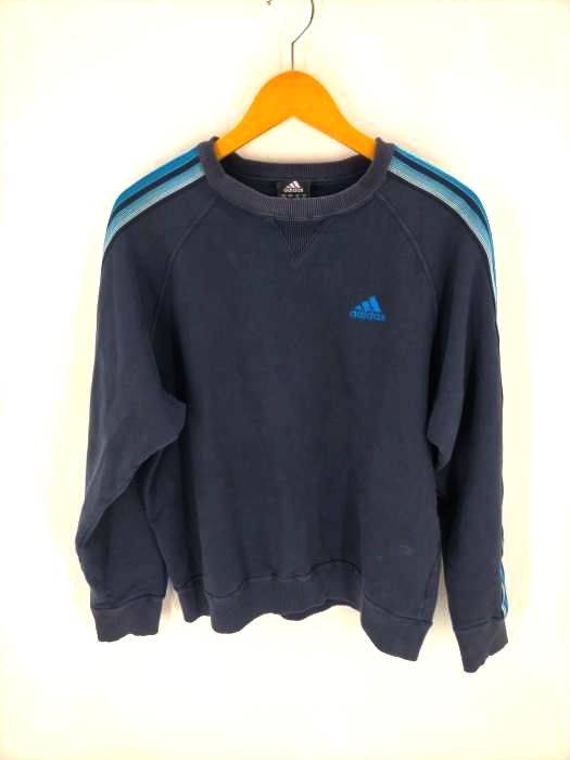 adidas（アディダス） 胸刺繍 スリーストライプスウェット メンズ トップス