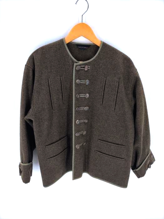 COMME des GARCONS（コムデギャルソン） OLD ウッドボタン ダブル パイピングウールライナージャケット レディース アウター