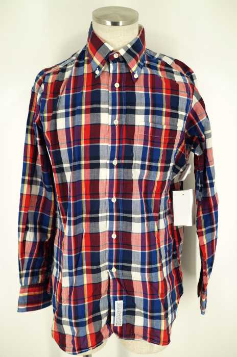 individualized shirts×BEAUTY&YOUTH (インディビジュアライズド シャツビューティーアンドユース) 別注 ボタンダウンチェックシャツ メンズ トップス