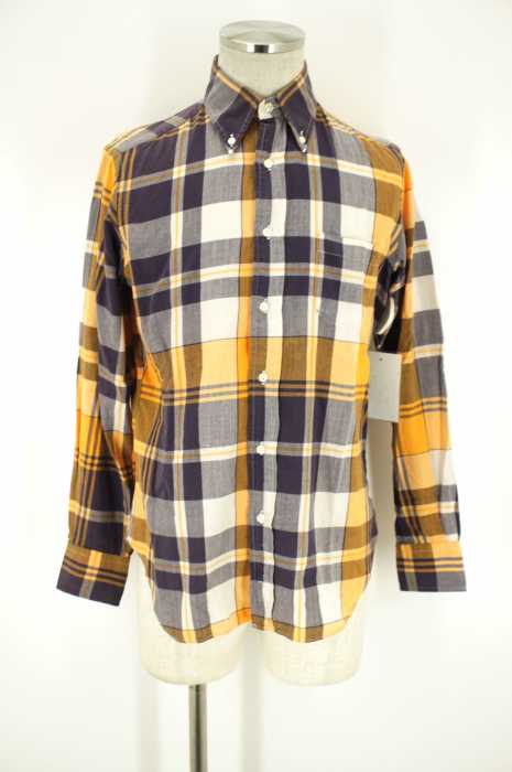 individualized shirts （インディヴィジュアライズドシャツ） チェック柄ボタンダウンシャツ メンズ トップス