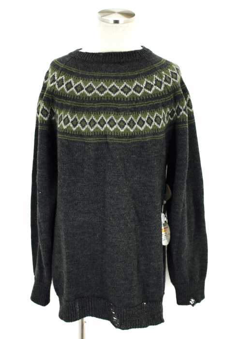 tone (トーン) 16AW NORDIC OVER SWEATER ノルディック柄ニット メンズ トップス