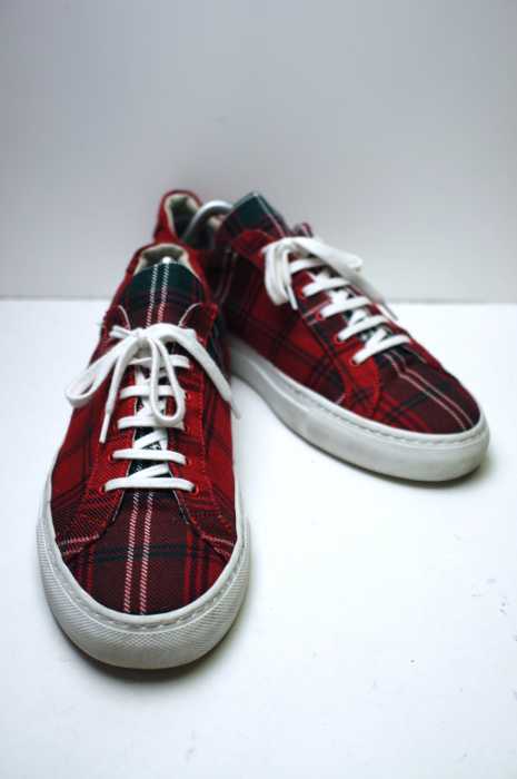COMMON PROJECTS (コモンプロジェクツ) 15AW DOVER STREET MARKET別注 チェック柄スニーカー メンズ シューズ