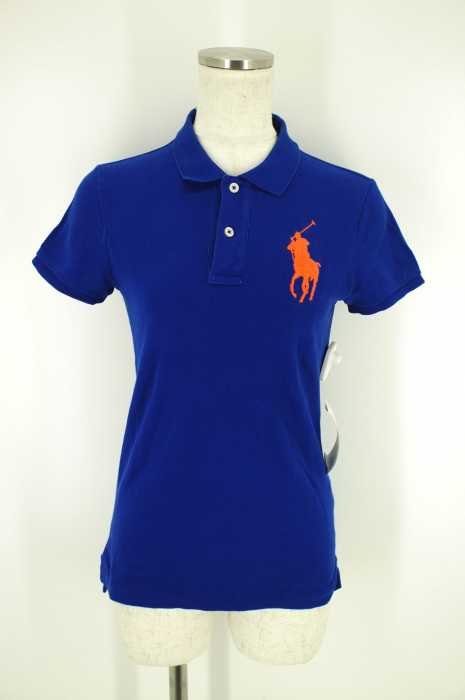 POLO RALPH LAUREN （ポロラルフローレン） 「THE SKINNY POLO」鹿の子半袖ポロシャツ レディース トップス
