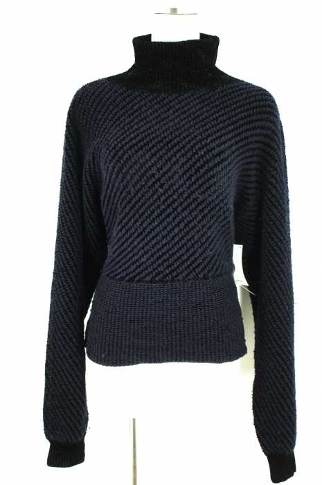 Chloe （クロエ） 15AW ベルベット切替タートルネックニットセーター レディース トップス
