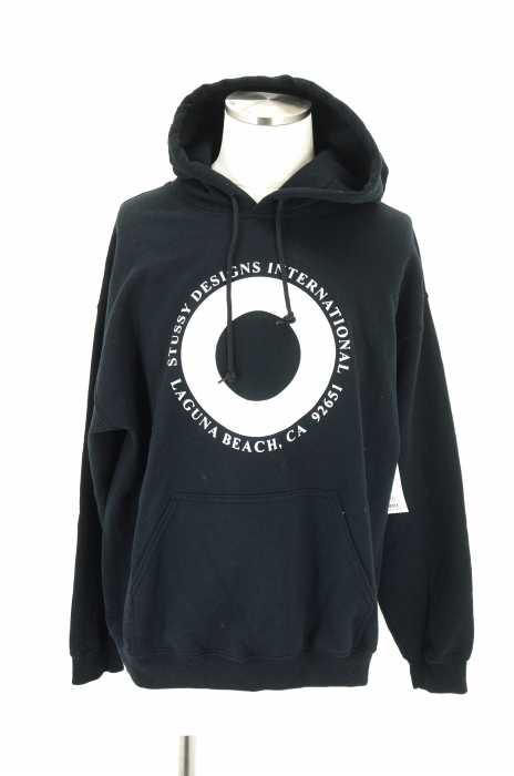 STUSSY (ステューシー) プリントスウェットパーカー メンズ トップス