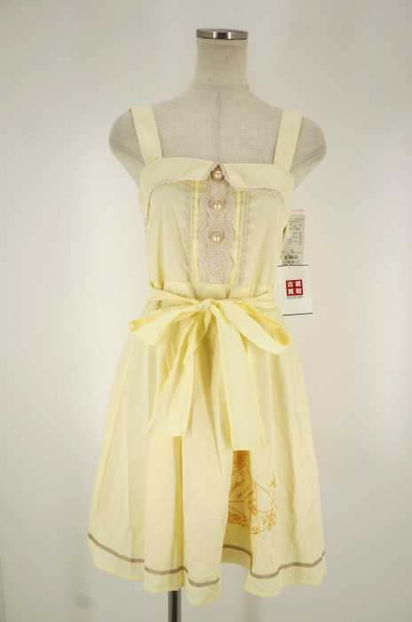 axes femme POETIQUE () レター刺繍入りジャンドレ レディース ワンピース
