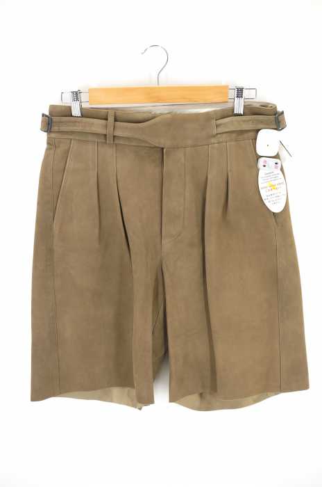 7×7　 （セブンバイセブン） シープスキンタックベルテッドショートパンツ メンズ パンツ