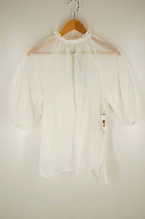 BLACK by moussy(ブラックバイマウジー) 19SS stand frill sh スタンドフリルシャツ レディース トップス