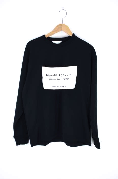 beautiful people(ビューティフルピープル) ビッグネームタグロンTEE レディース トップス