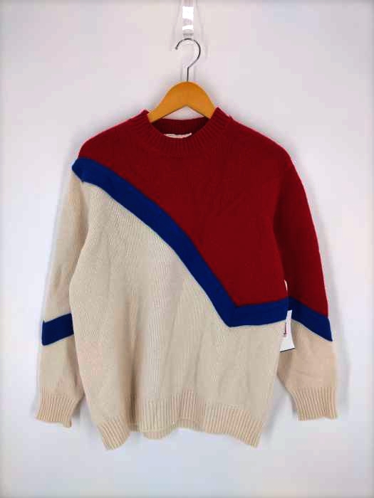 MAISON KITSUNE（メゾンキツネ） カシミヤ混デザインニット レディース トップス