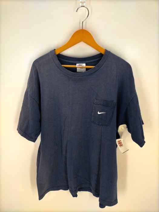 NIKE(ナイキ) 90S USA製 スウォッシュ刺繍 ポケットTシャツ メンズ トップス