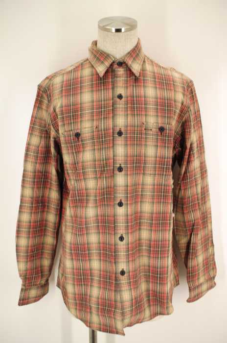 RRL RALPH LAUREN （ダブルアールエル ラルフローレン） チェックネルワークシャツ メンズ トップス